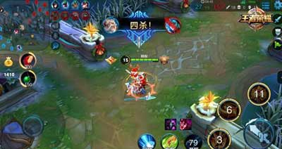 王者榮耀老夫子4v5實戰(zhàn)視頻分享