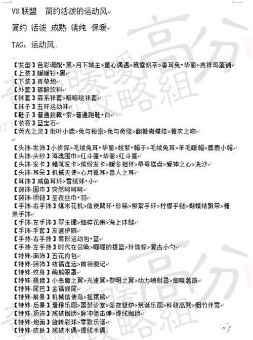 奇跡暖暖簡約活潑的運(yùn)動(dòng)風(fēng)怎么搭配 8級(jí)聯(lián)盟凝砂之戰(zhàn)搭配攻略