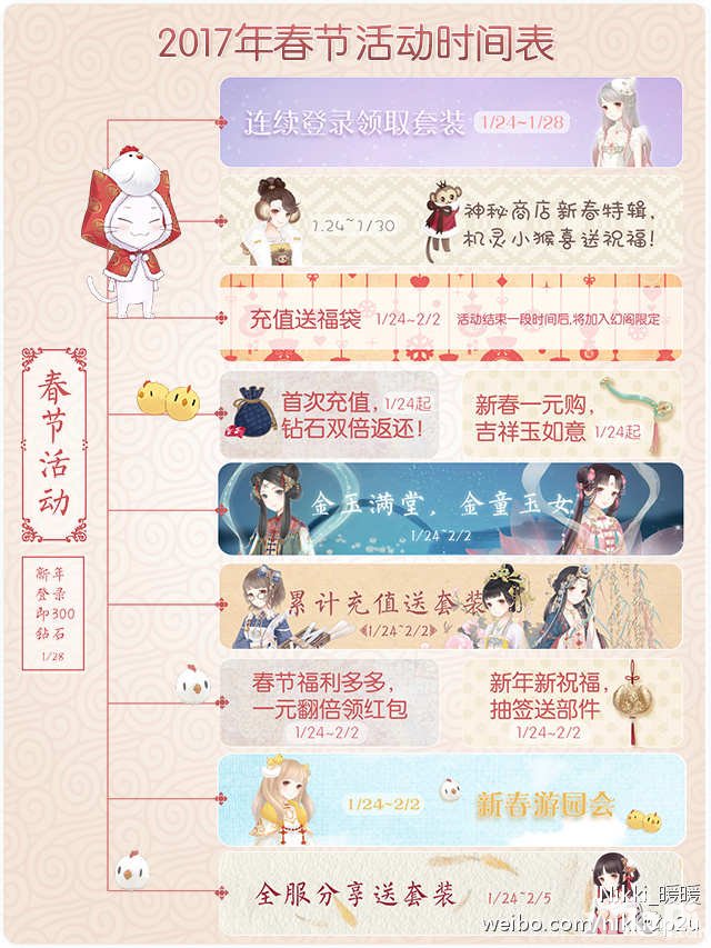 暖暖環(huán)游世界春節(jié)活動(dòng)時(shí)間表