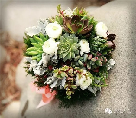 充滿多肉的婚禮