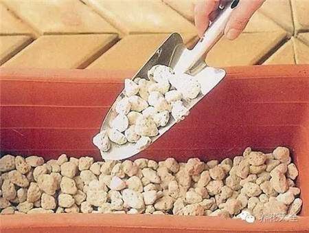 鋪上一層缽底石