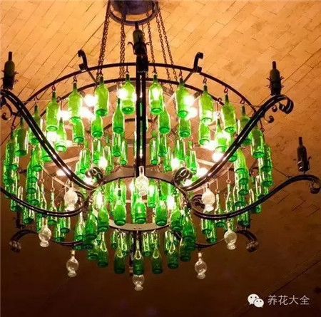 酒瓶吊燈圖片