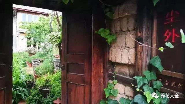  跨過水渠，推開柴扉，走近這方小天地。2