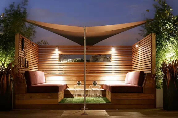 甲板上的絕美花園，迷醉了！