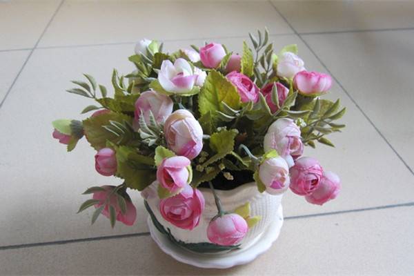 天冷了，再不搬進室內(nèi)，這些花就凍死了