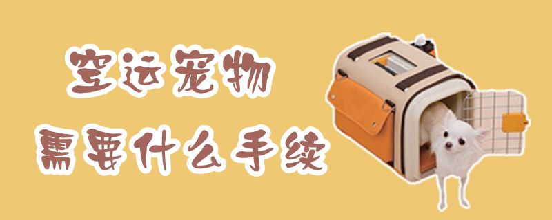 空運寵物需要什么手續(xù)
