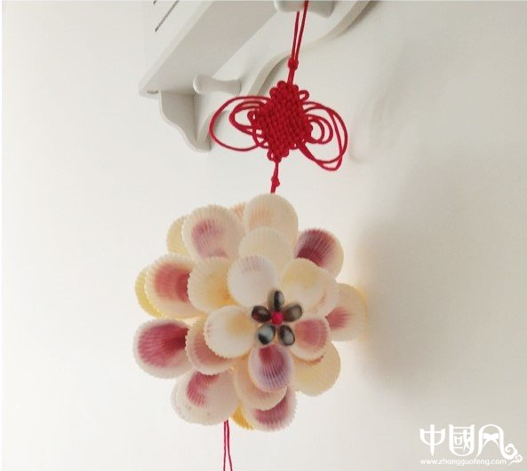 純天然的海螺貝殼平安結裝飾工藝品