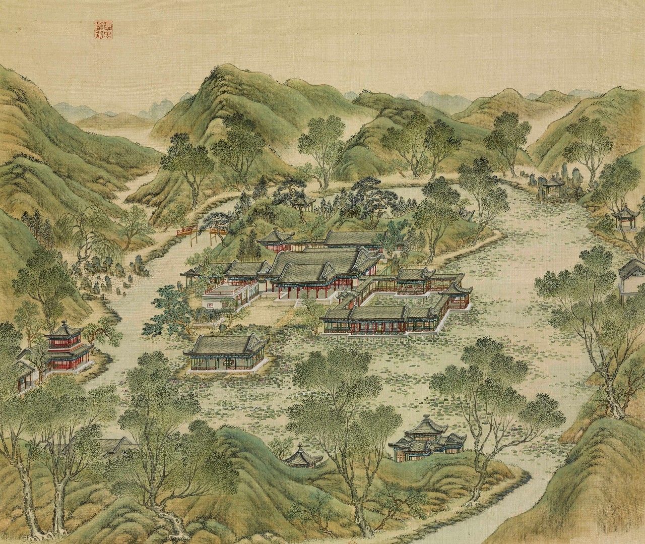 國畫：傾世絕美圓明園比你想像的更美《二》