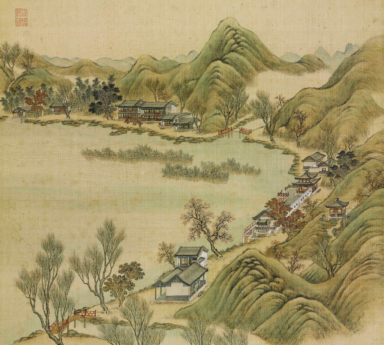 國畫：傾世絕美圓明園比你想像的更美《二》