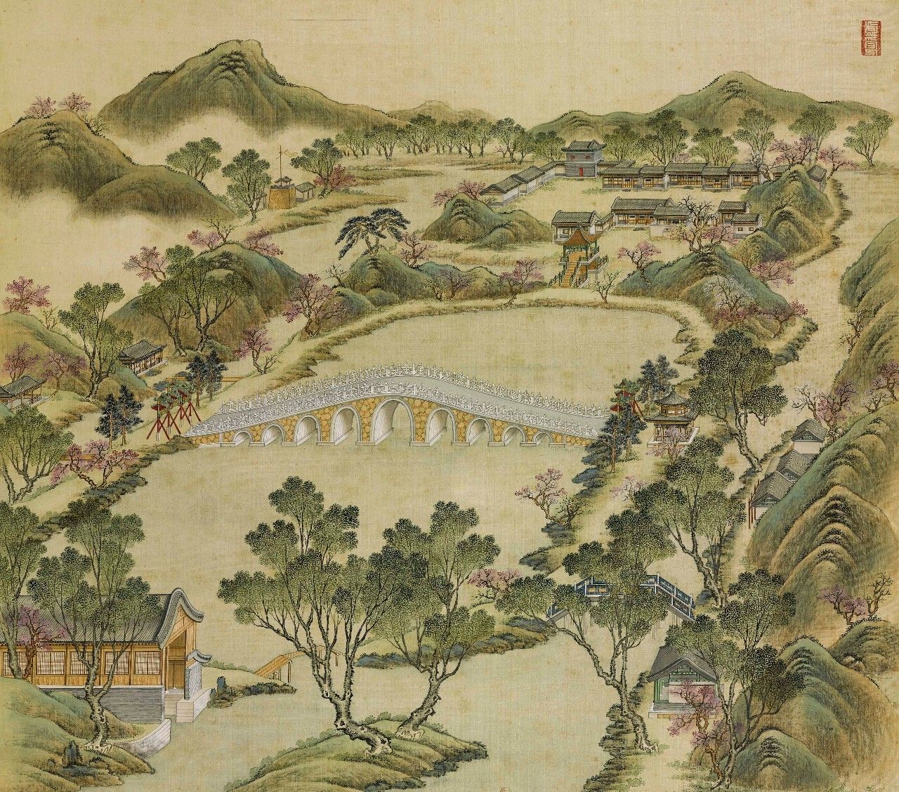 國(guó)畫(huà)：傾世絕美圓明園比你想像的更美《二》