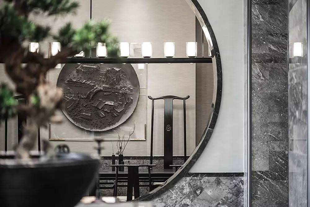 新中式玄關(guān)，推開(kāi)門(mén)就讓人驚艷到心!