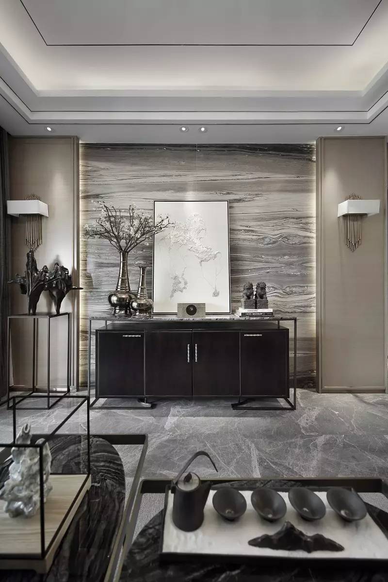 新中式玄關(guān)，推開(kāi)門(mén)就讓人驚艷到心!