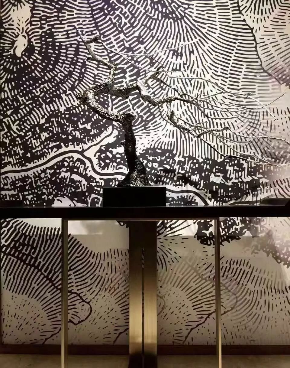 新中式玄關(guān)，推開門就讓人驚艷到心!