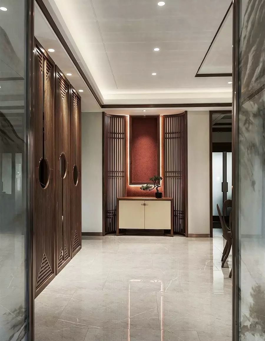 新中式玄關(guān)，推開門就讓人驚艷到心!