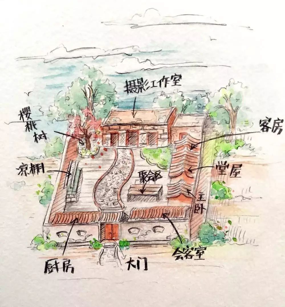 桃花源，有花為伴有茶糊口每一天都是美好光陰