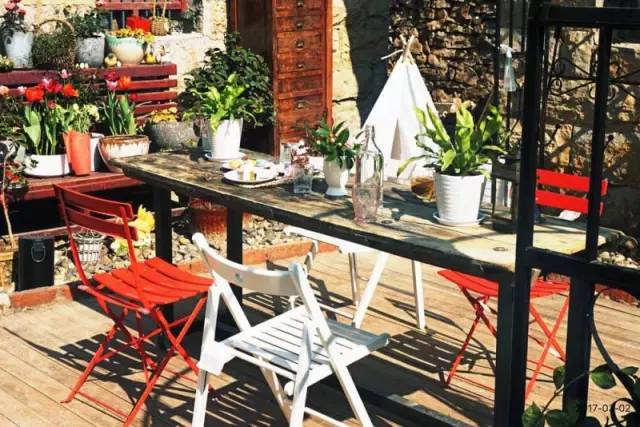 桃花源，有花為伴有茶糊口每一天都是美好光陰