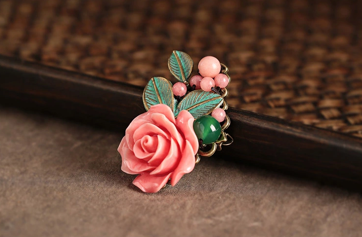 復(fù)古福連文苑胸針古典胸花飾品