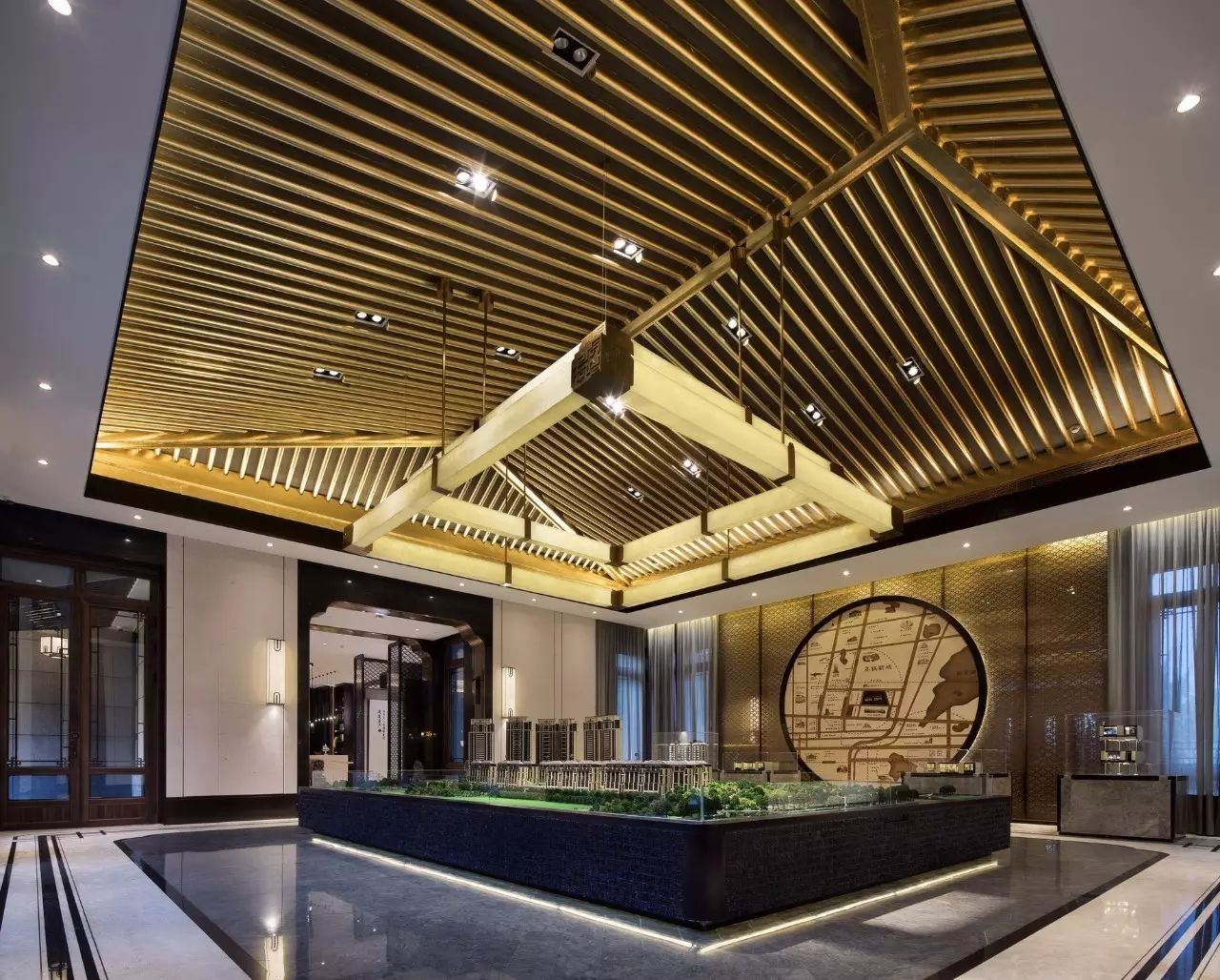 水墨中式，“游園驚夢”裝修設計