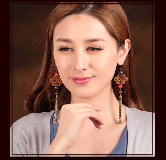 福連文苑古典氣質(zhì)耳環(huán)首飾