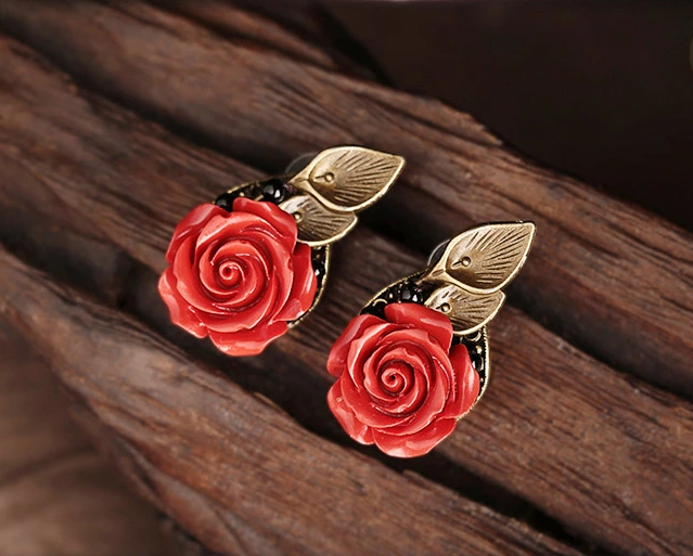 瑰覓福連文苑時尚耳釘首飾