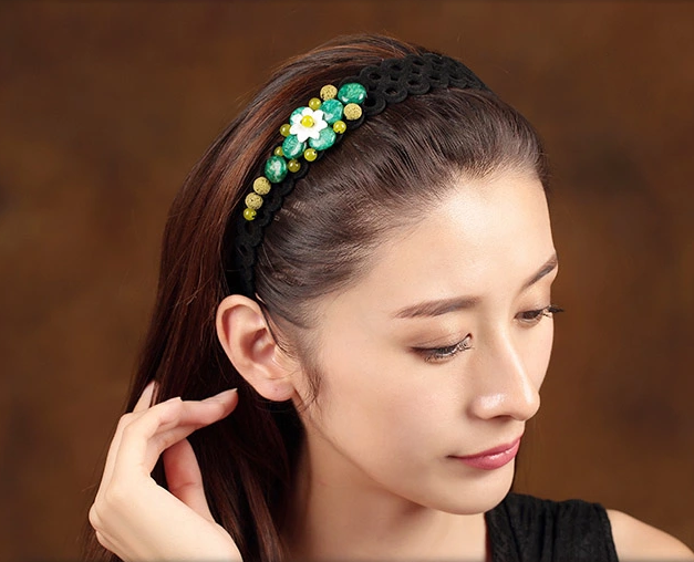 青檸悠悠花開(kāi)時(shí)尚福連文苑發(fā)箍發(fā)卡頭飾