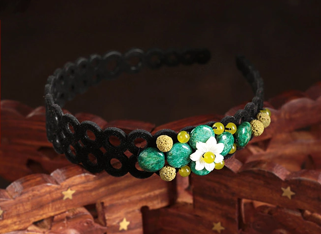 青檸悠悠花開(kāi)時(shí)尚福連文苑發(fā)箍發(fā)卡頭飾