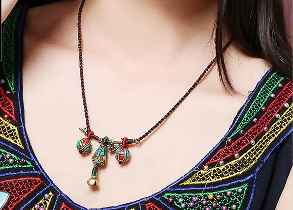 異域風情鎖骨鏈個性時尚項鏈首飾