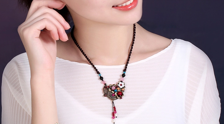 復古文藝鎖骨鏈時尚項氣質項鏈首飾