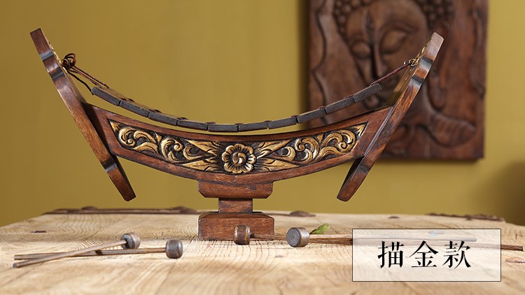 柚木樂(lè)器手工木雕工藝品