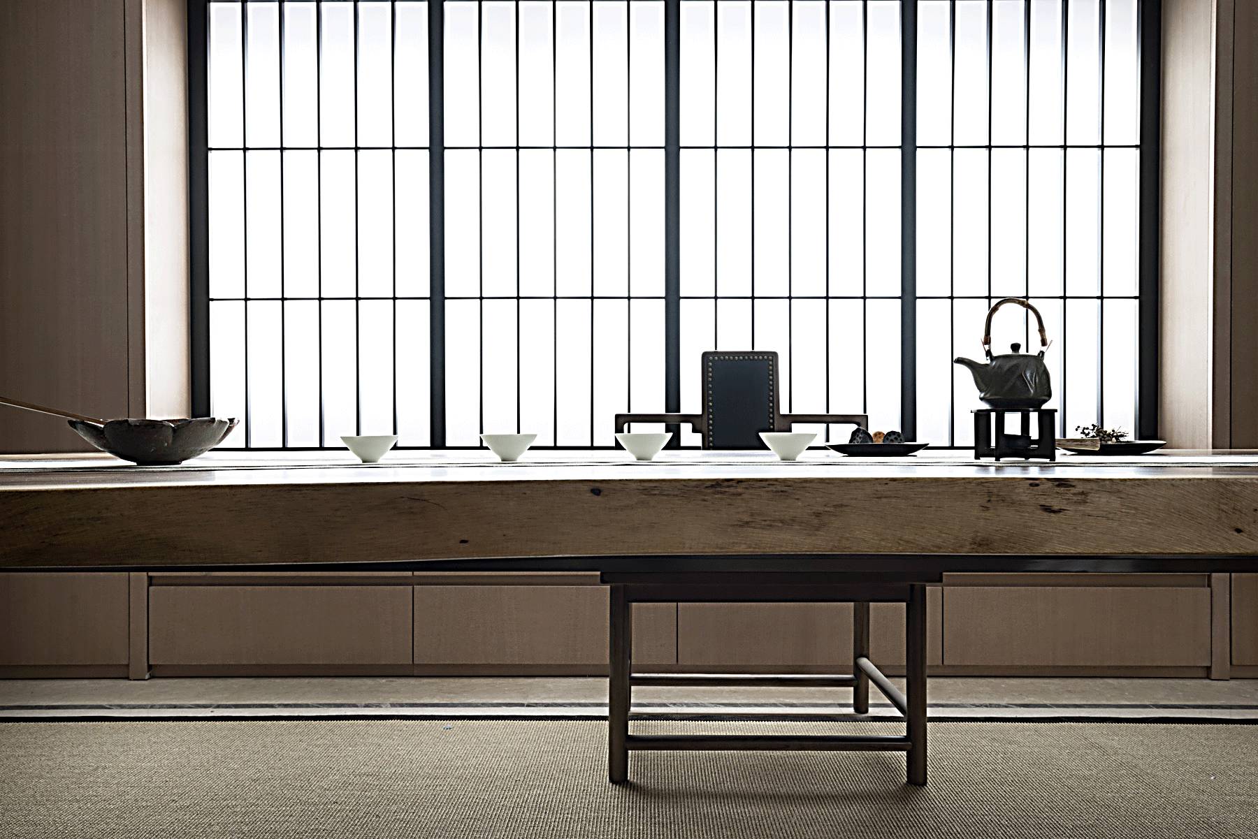 當(dāng)新中式書(shū)房遇上茶室