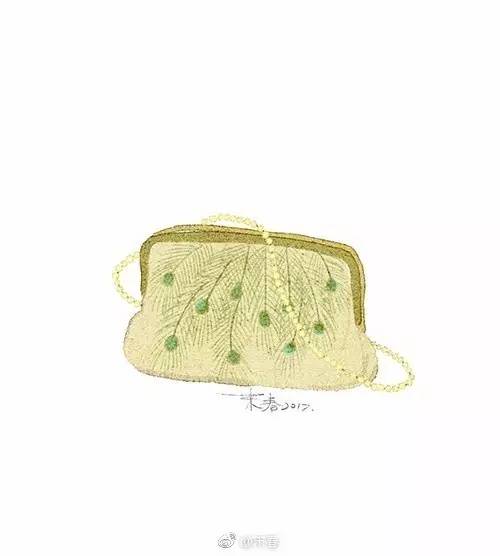 獨(dú)特中國美，最美插畫，膚如凝脂珠圓玉潤民國