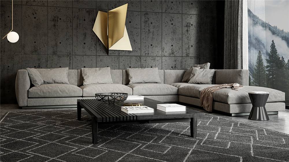 水泥毛坯房遇到中式禪意，最原生態(tài)的高級灰典