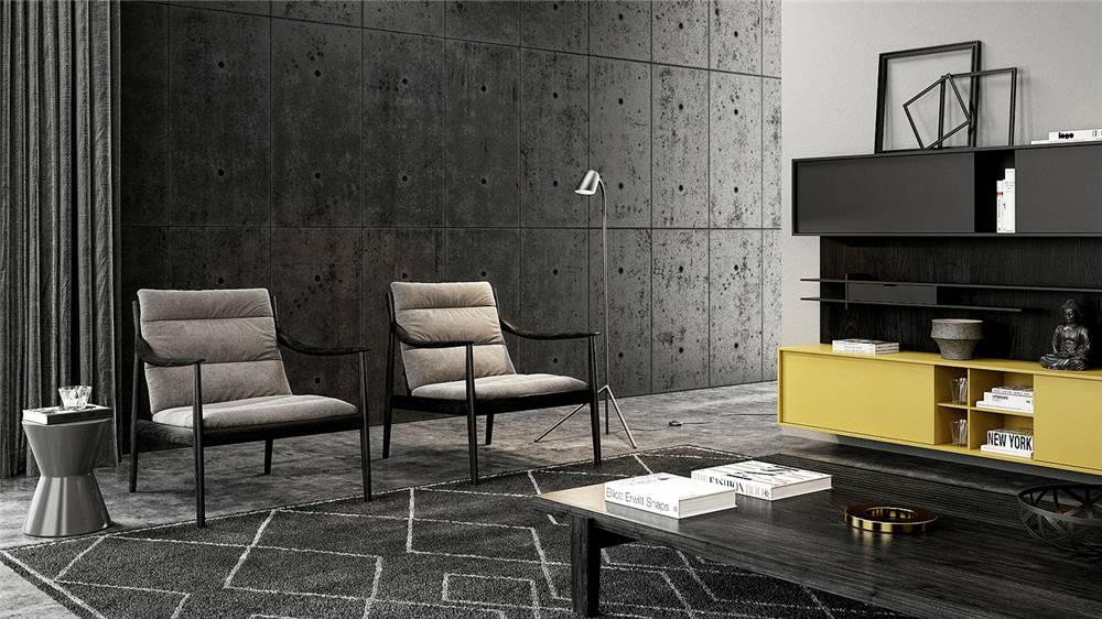 水泥毛坯房遇到中式禪意，最原生態(tài)的高級灰典