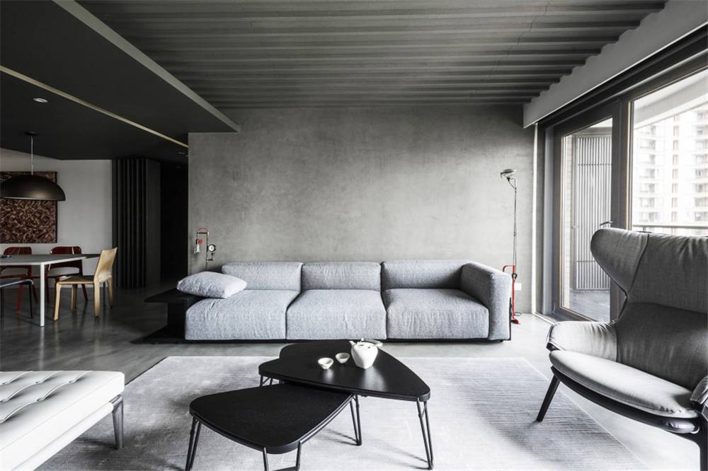 水泥毛坯房遇到中式禪意，最原生態(tài)的高級(jí)灰典