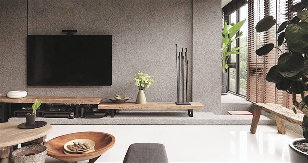 水泥毛坯房遇到中式禪意，最原生態(tài)的高級灰典