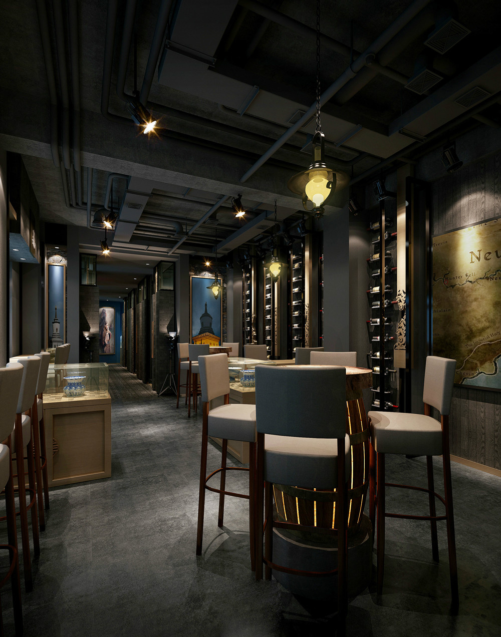 超有格調(diào)的新中式咖啡廳設計