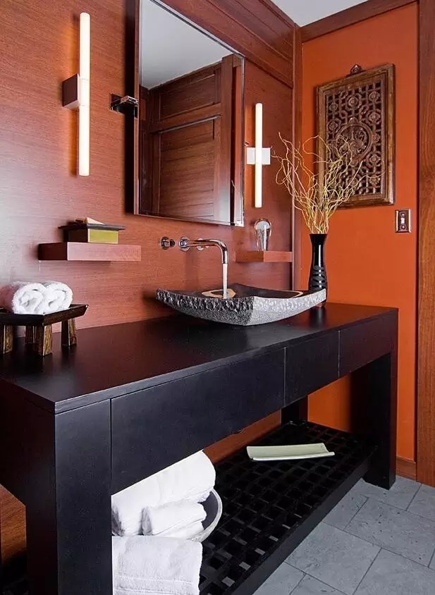 原來(lái)衛(wèi)生間也可以高大上，新中式衛(wèi)生間設(shè)計(jì)