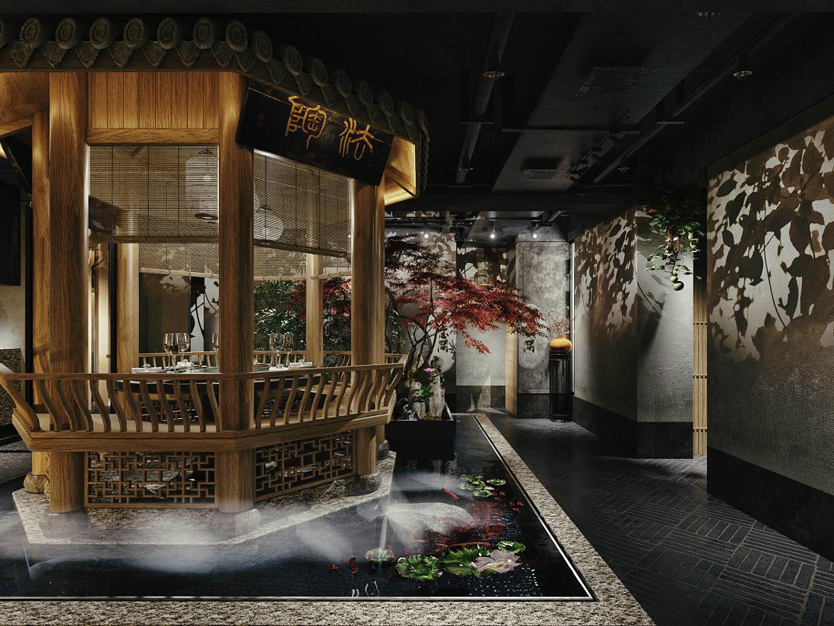 風(fēng)雅韻味十足的中式會所空間設(shè)計