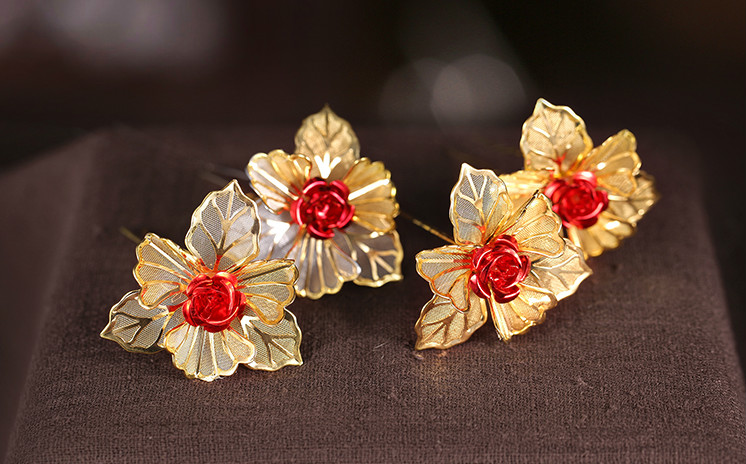 福連文苑中式新娘頭飾