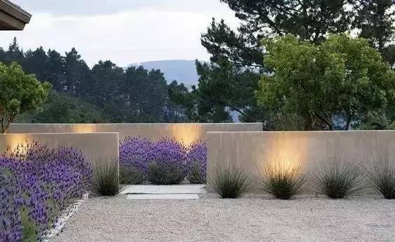 水泥墻樸素寂靜的美，庭院設(shè)計(jì)