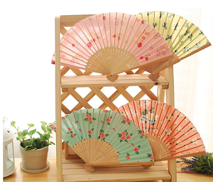 文藝小清新田園復(fù)古折扇