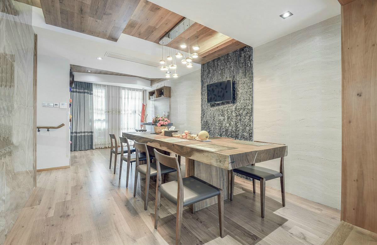 木色木香的居家空間裝修設計