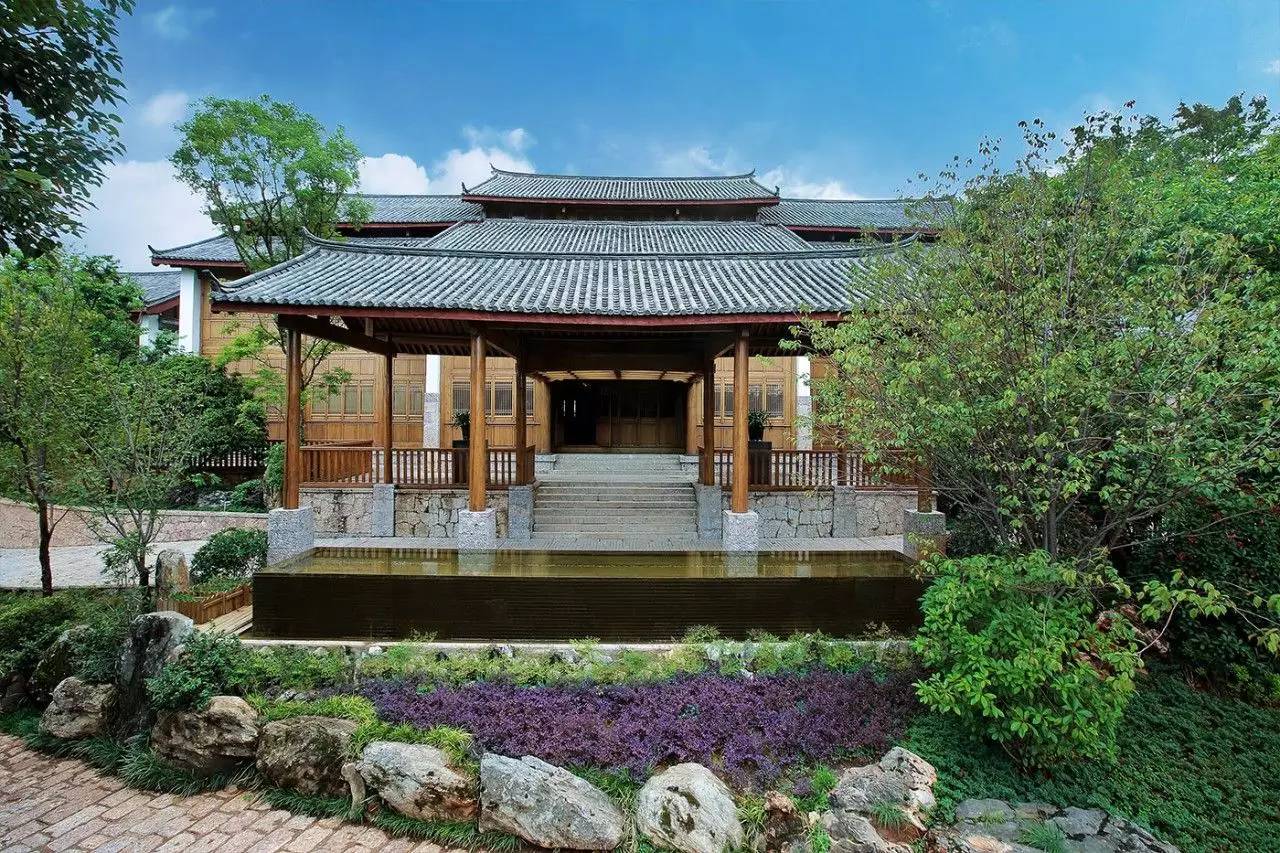 新中式建筑，安縵中式酒店