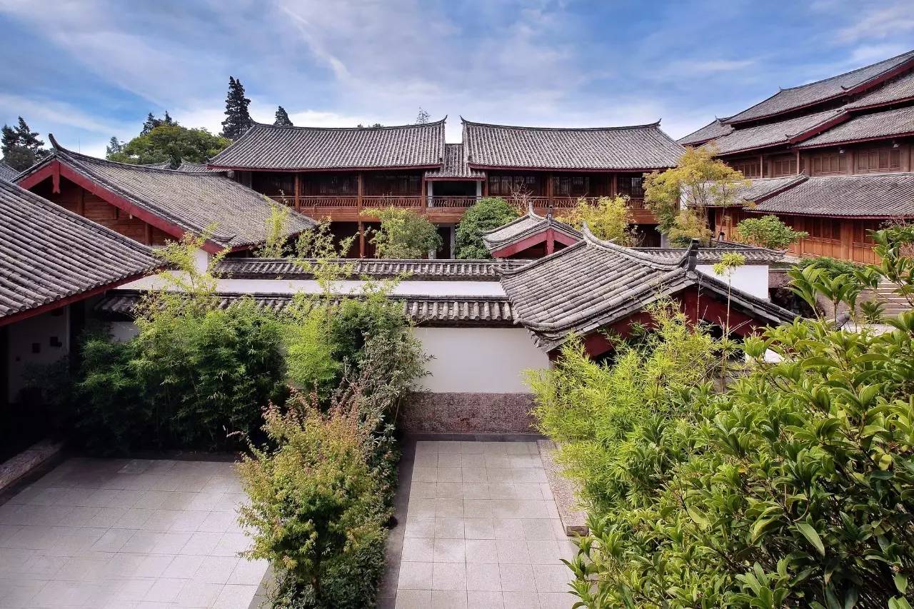 新中式建筑，安縵中式酒店