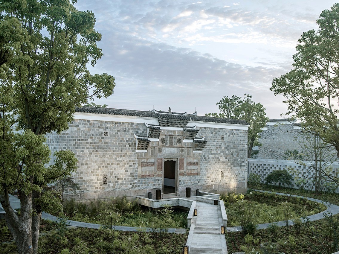 新中式建筑，安縵中式酒店