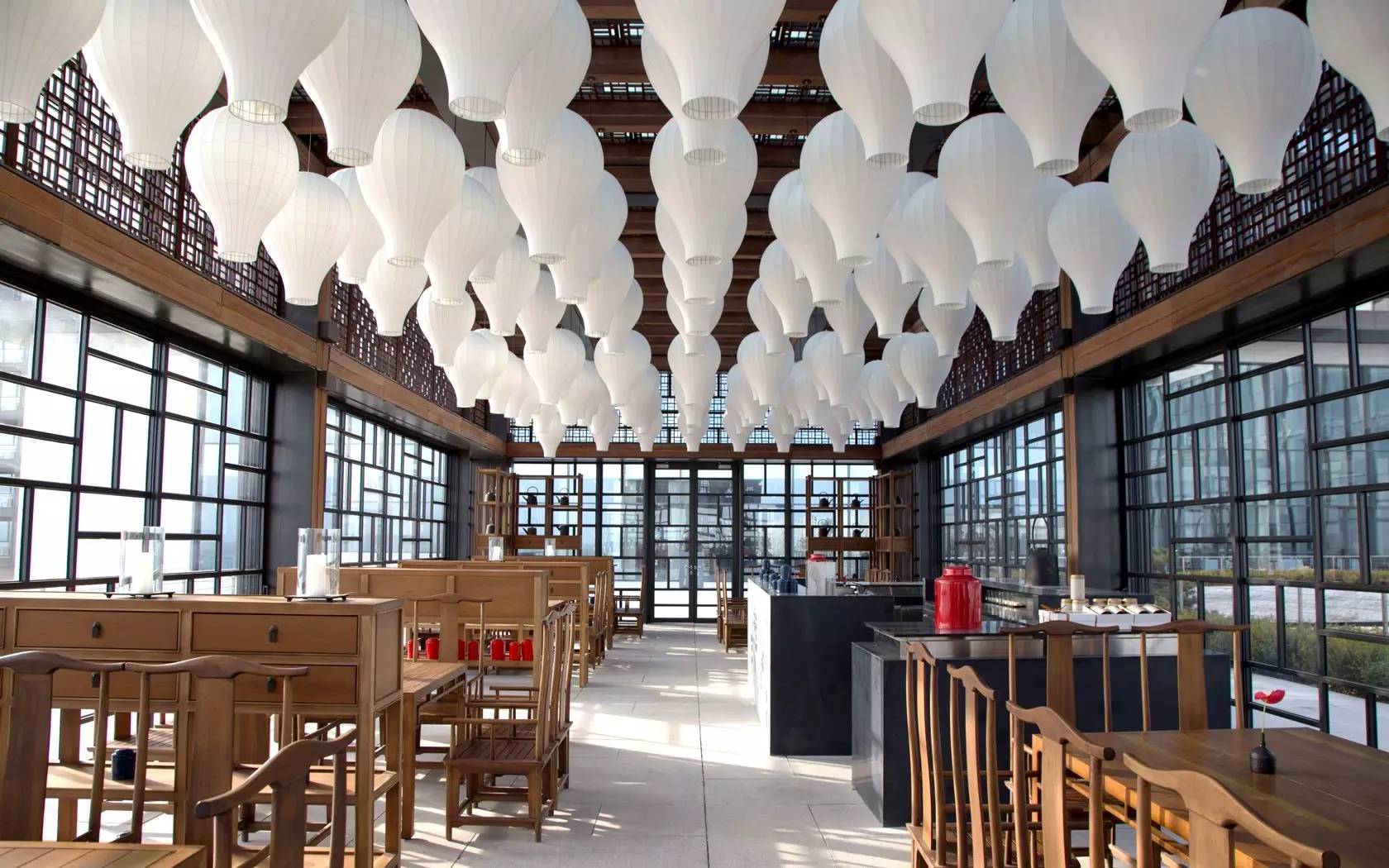 新中式建筑，涵碧樓中式酒店