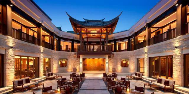 新中式建筑，悅榕莊中式酒店