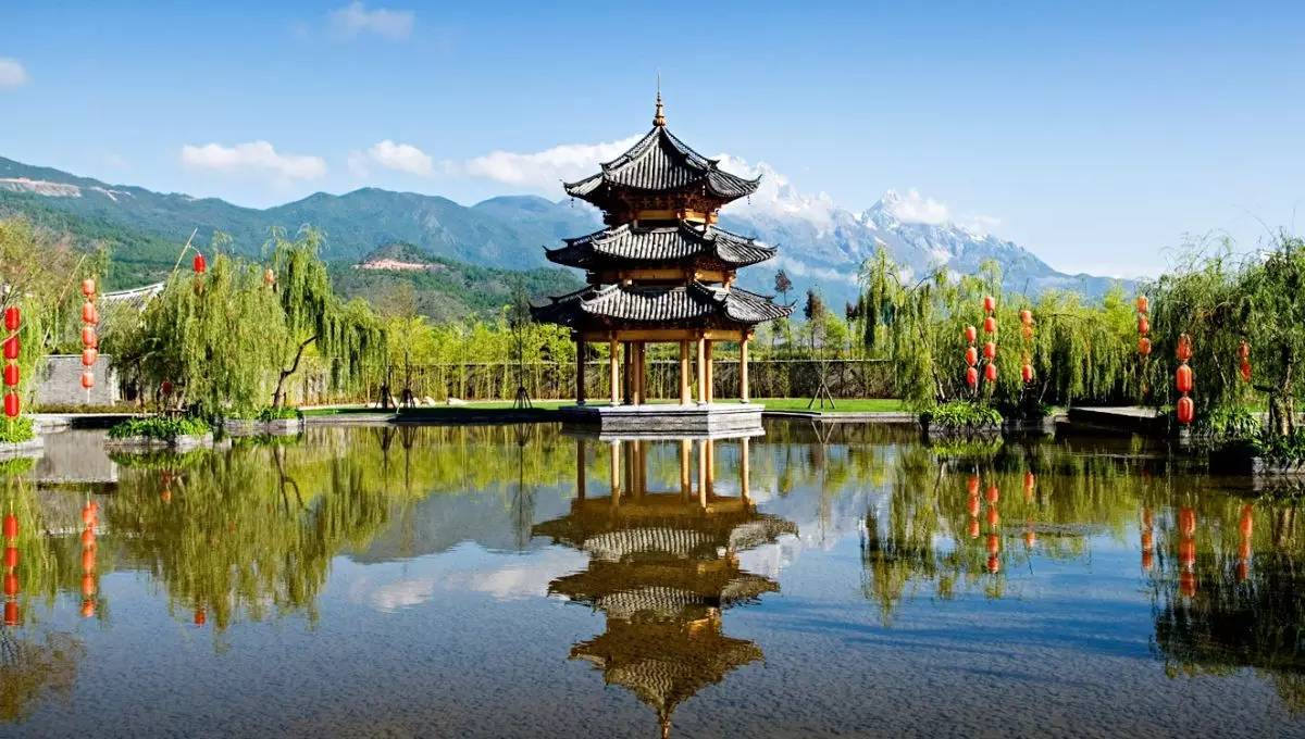 新中式建筑，悅榕莊中式酒店