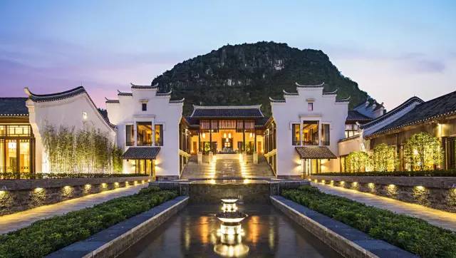 新中式建筑，悅榕莊中式酒店