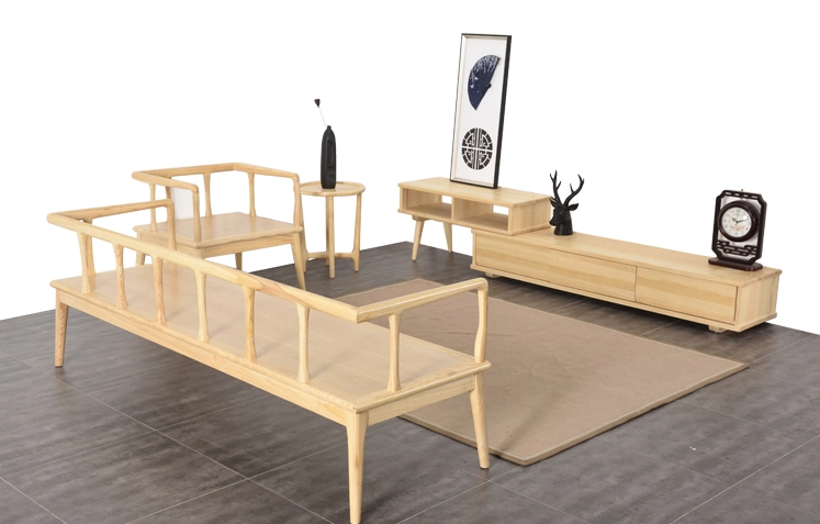 禪意中式沙發(fā)，新中式實(shí)木沙發(fā)